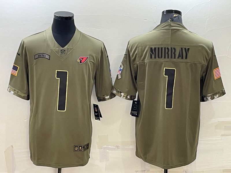 Men Arizona Cardinals 1 Murray Green 2022 Nike Limited Vapor Untouchable NFL Jersey